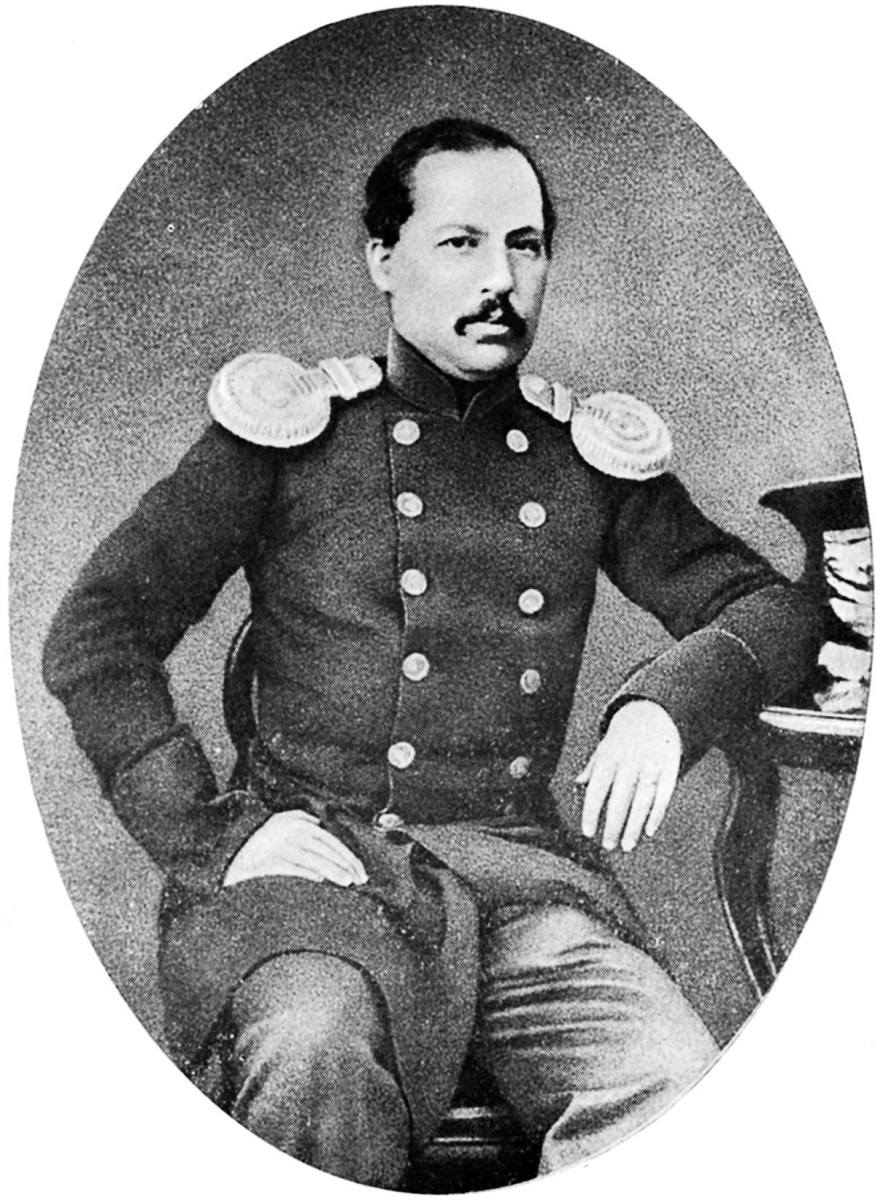 А. Фет в форме лейб-гвардии Уланского полка. Фотография первой половины 1850-х годов